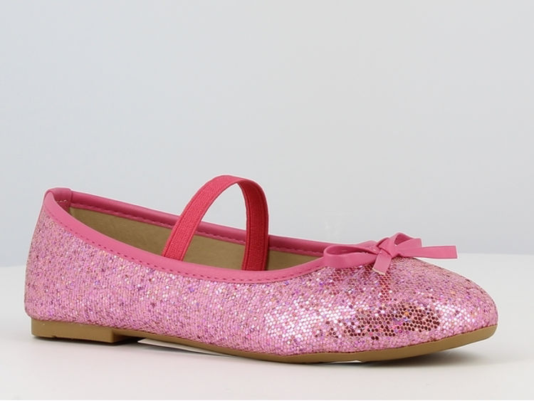 Picture of B145583 Pink Ballerina Shoes With Glitters (Sizes From 22-35